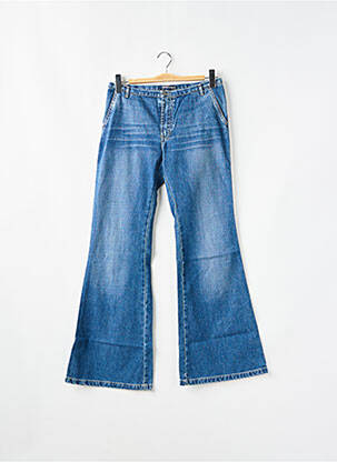 Blugi cu croială evazată albastru SCHOOL RAG femeie