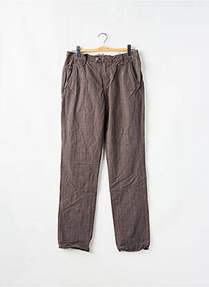 Pantalon slim țesătură poplin mărime normală gri MAISON SCOTCH bărbat