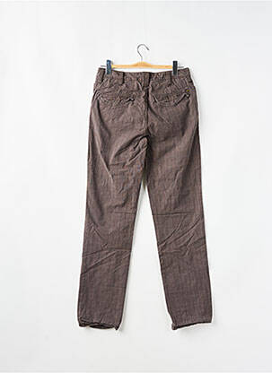 Pantalon slim țesătură poplin mărime normală gri MAISON SCOTCH bărbat