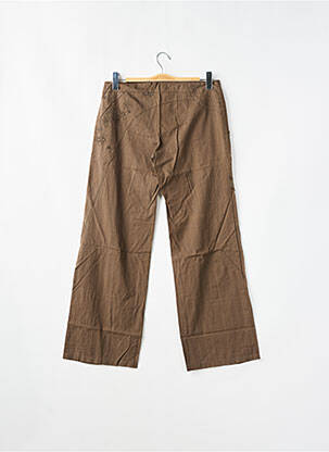 Pantalon drept țesătură poplin mărime normală verde 2 TWO femeie