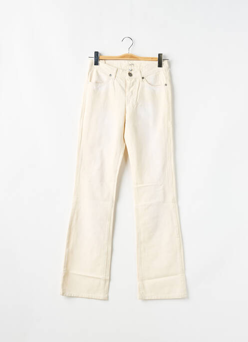 Blugi cu croială dreaptă bej SCHOOL RAG femeie