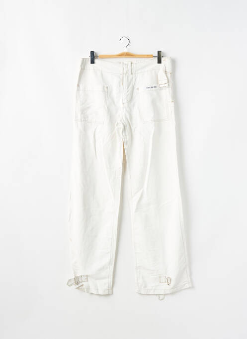 Pantalon drept alb SCHOOL RAG femeie