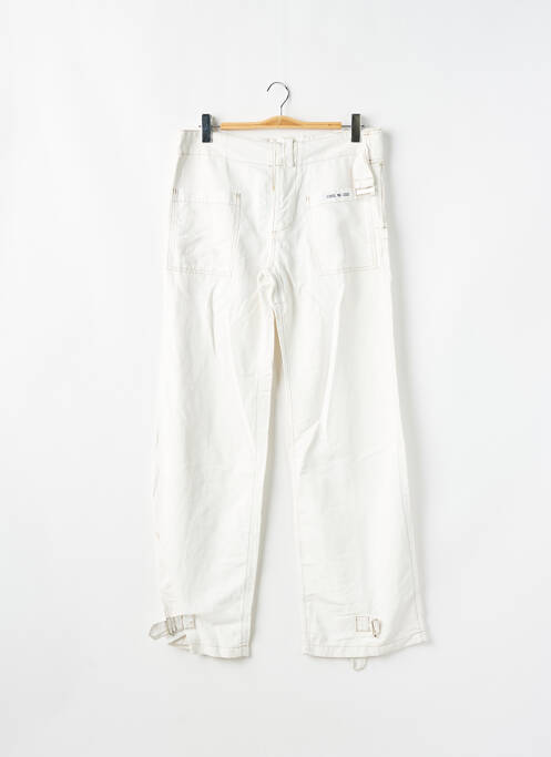 Pantalon drept alb SCHOOL RAG femeie