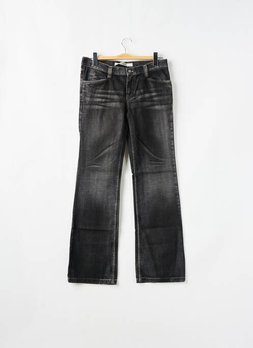 Blugi cu croială evazată negru SCHOOL RAG femeie