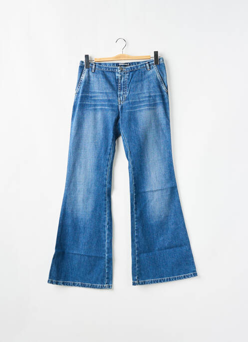 Blugi cu croială evazată albastru SCHOOL RAG femeie