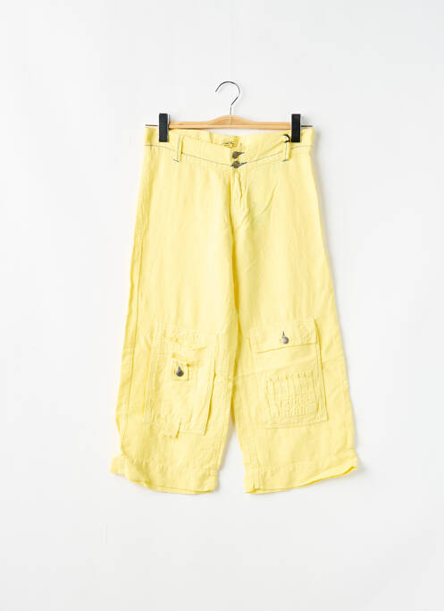 Pantalon trei sferturi galben SCHOOL RAG femeie