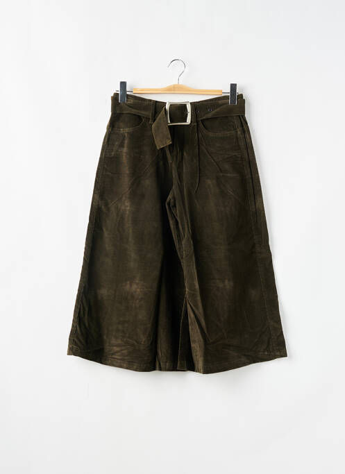 Pantalon trei sferturi verde SCHOOL RAG femeie