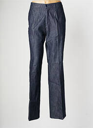 Pantalon drept talie cu cleme mărime normală albastru BE YOU K femeie