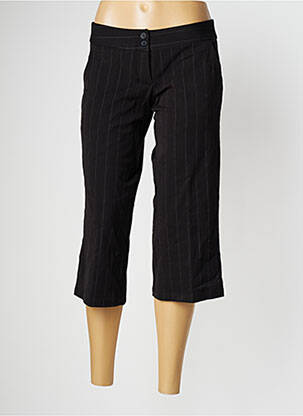 Pantalon trei sferturi croială dreaptă talie joasă negru BLEND SHE femeie