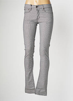 Pantalon slim talie joasă talie joasă negru HELLS BELLS femme