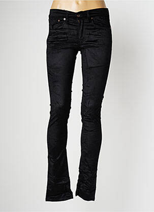 Pantalon slim talie joasă talie joasă negru HELLS BELLS femeie