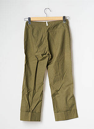 Pantalon trei sferturi croială dreaptă mărime normală verde BE YOU K femeie