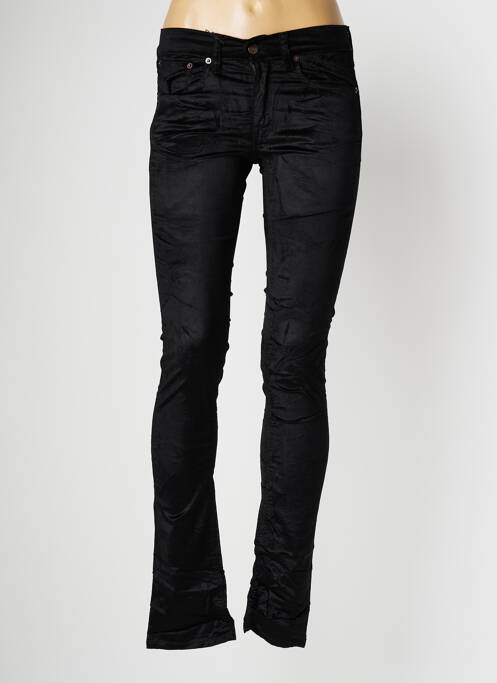 Pantalon slim negru HELLS BELLS femeie