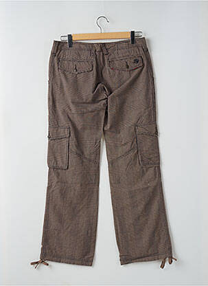 Pantalon cargo croială dreaptă talie joasă maro TEDDY SMITH femeie