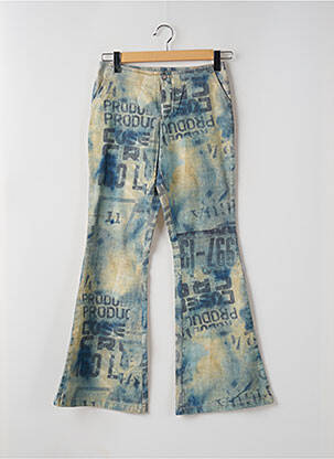 Blugi cu croială evazată albastru TEDDY SMITH femeie