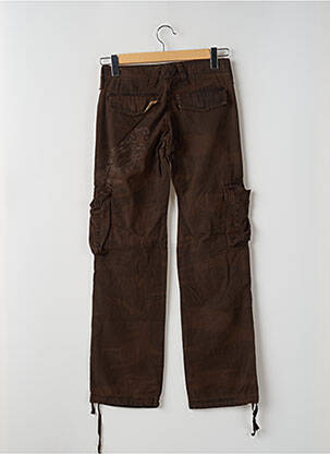 Pantalon cargo croială dreaptă talie joasă maro TEDDY SMITH bărbat