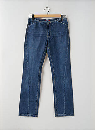 Blugi cu croială dreaptă albastru TEDDY SMITH femeie