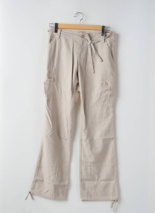 Pantalon cargo bej TEDDY SMITH femeie