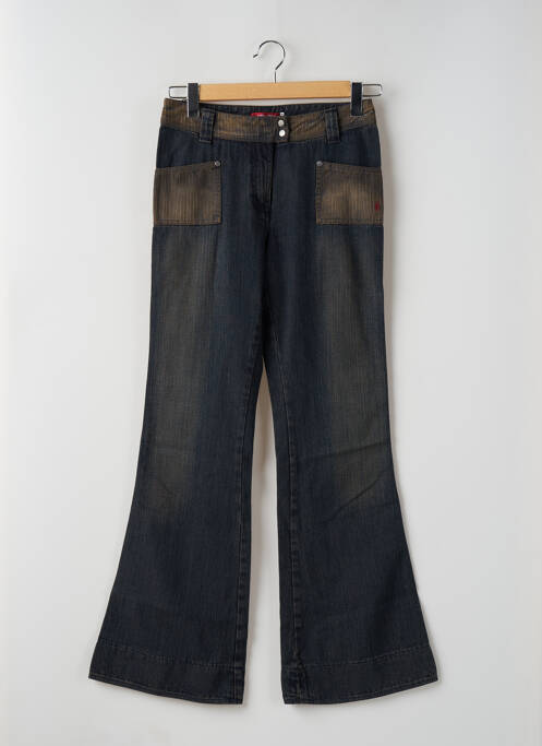 Blugi cu croială evazată albastru TEDDY SMITH femeie