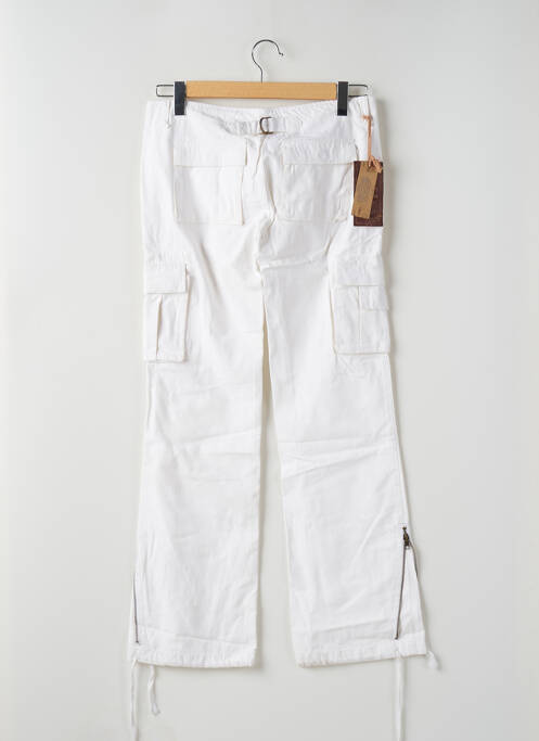 Pantalon cargo alb TEDDY SMITH femeie