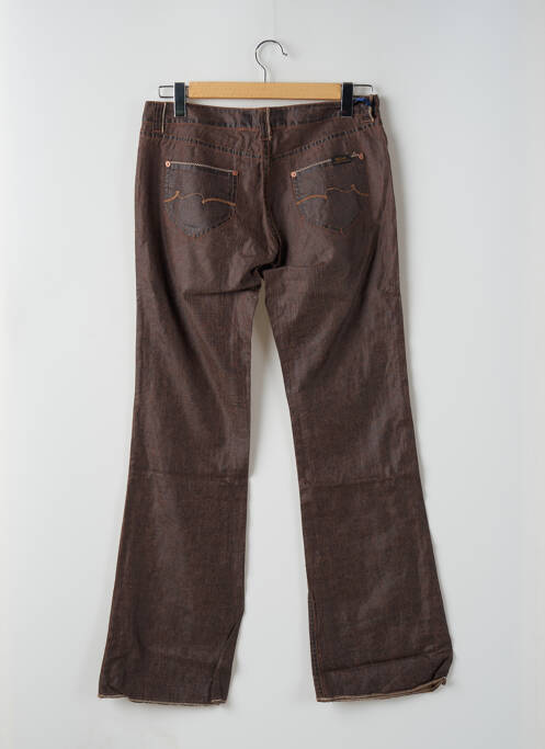 Pantalon drept maro TEDDY SMITH femeie
