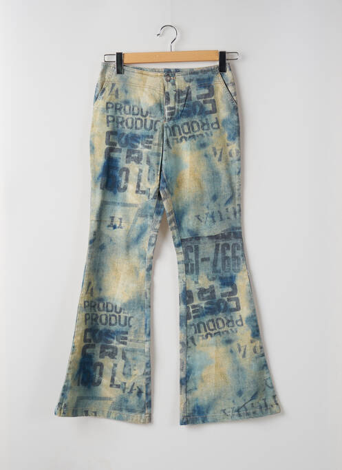 Blugi cu croială evazată albastru TEDDY SMITH femeie