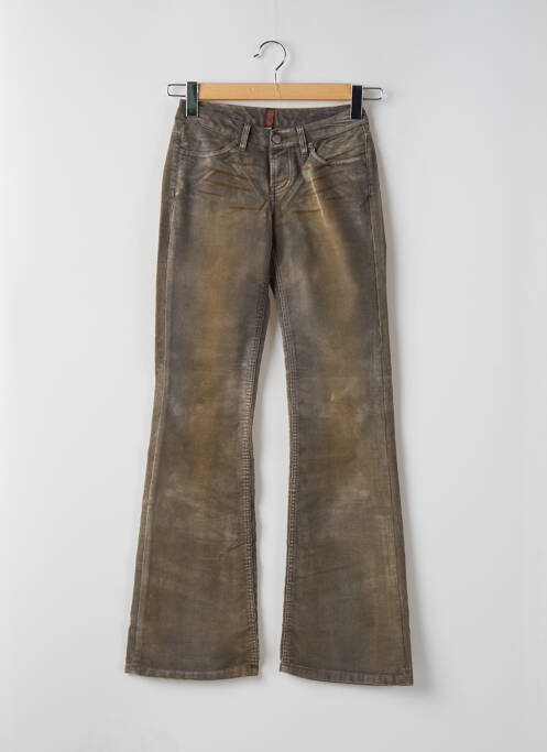 Pantalon evazat gri TEDDY SMITH femeie