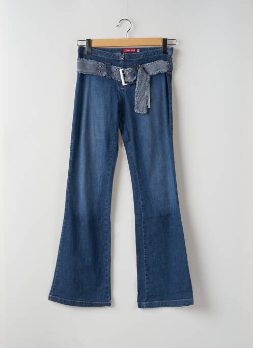 Blugi bootcut albastru TEDDY SMITH femeie
