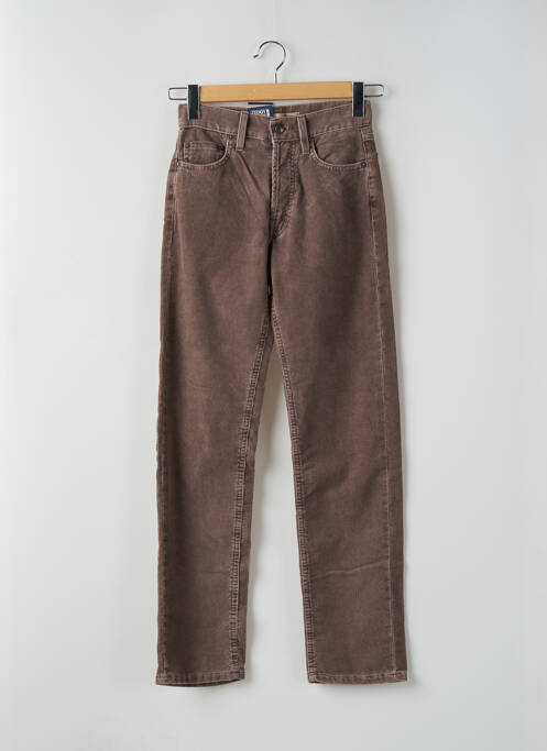 Pantalon slim maro TEDDY SMITH femeie