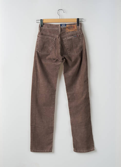 Pantalon slim maro TEDDY SMITH femeie