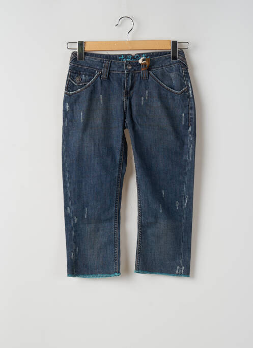 Pantalon trei sferturi albastru TEDDY SMITH femeie