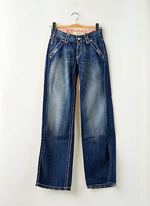 Blugi cu croială dreaptă albastru SCHOOL RAG femeie