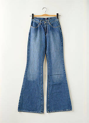 Blugi cu croială evazată albastru TEDDY SMITH femeie