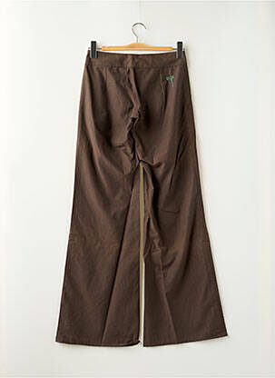 Pantalon evazat talie joasă talie joasă maro BE YOU K femeie