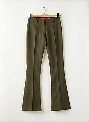Pantalon evazat verde MISS SIXTY femeie