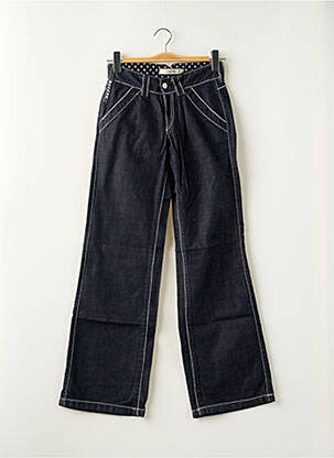 Blugi bootcut albastru SCHOOL RAG femeie