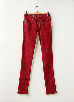 Pantalon slim talie joasă talie joasă roșu CIMARRON femeie