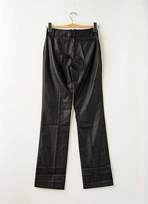 Pantalon drept țesătură crep talie joasă negru LOLA femeie