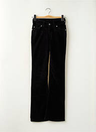 Pantalon evazat elasticitate talie joasă negru LA BRIGADA INTERNACIONAL femme