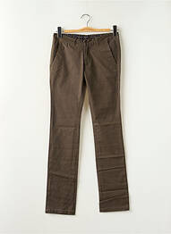 Pantalon chino talie joasă talie joasă maro LADY SOUL femeie