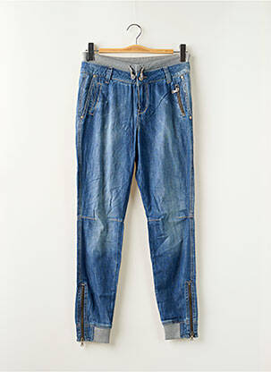 Blugi cu croială slim albastru TEDDY SMITH femeie