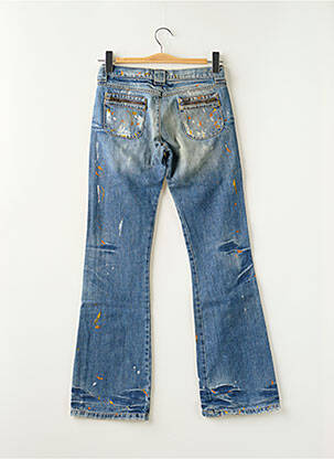 Blugi bootcut elasticitate talie joasă albastru RWD femeie