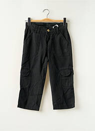 Pantalon trei sferturi elasticitate mărime normală negru FREEMAN T.PORTER femme