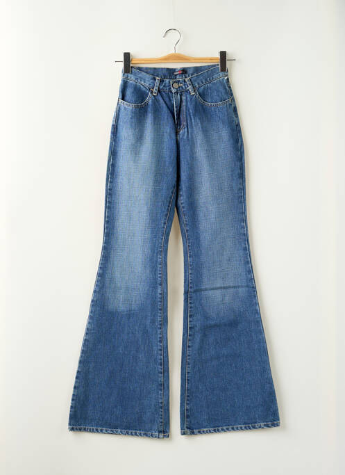 Blugi cu croială evazată albastru TEDDY SMITH femeie