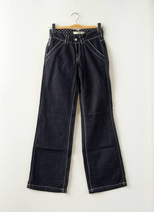 Blugi bootcut albastru SCHOOL RAG femeie