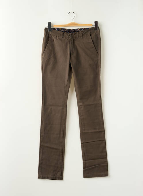 Pantalon chino maro LADY SOUL femeie