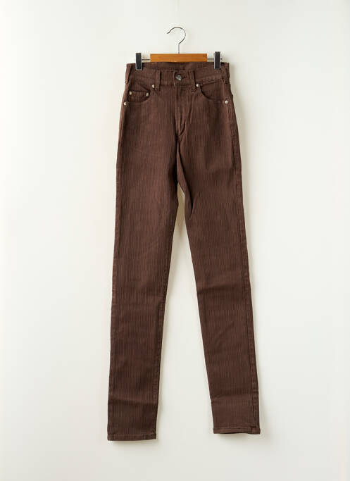 Pantalon slim maro CIMARRON femeie