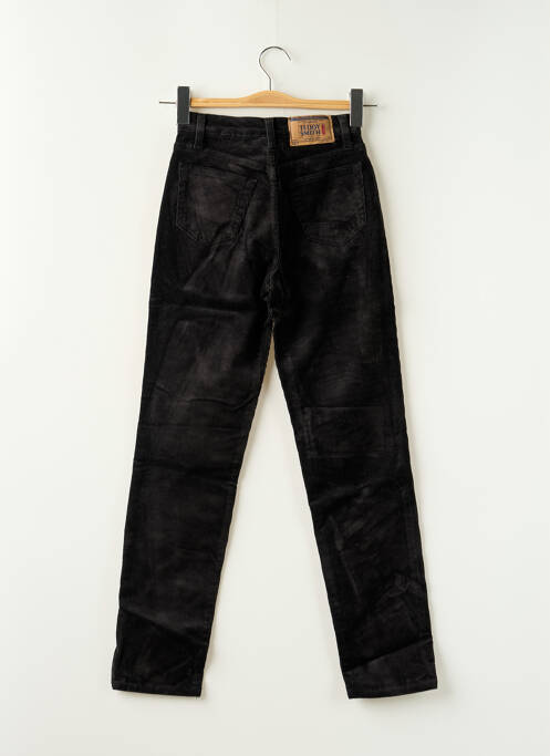 Pantalon slim negru TEDDY SMITH fată