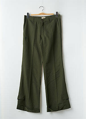 Pantalon evazat mărime normală mărime normală verde BE YOU K femeie