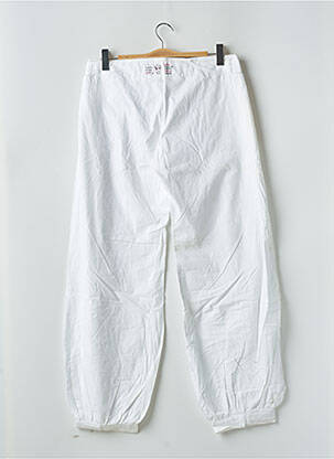 Pantalon drept țesătură poplin mărime normală alb BE YOU K femeie